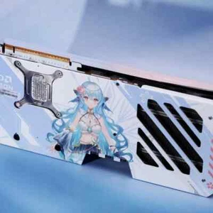 Yeston RX9070 16G Sakura Eye Water Atlantis OC Graphics Card - Picture 1 of 3