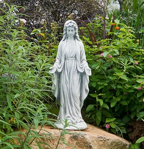 Jungfrau Maria Statue Religiös Gottesmutter Katholisch Skulptur Outdoor Kunst Deko - Bild 1 von 6