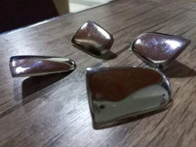 BMW  E21, E12, E24 CHROME INTERIOR DOOR ARMREST BOLT COVER, NEW, FREE SHIPPING  - Image 1 of 4