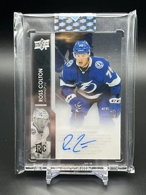 2021-22 Clear Cut ROSS COLTON Rookie Auto Tampa Bay Lightening - Image 1 of 2