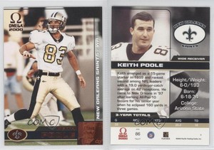 2000 Pacific Omega Copper Missing Serial Number Keith Poole #86