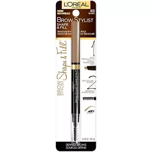 L’Oréal Paris Brow Stylist Shape & Fill Mechanical Eye Brow Makeup Pencil Blonde - Picture 1 of 14