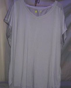 Xersion kurzärmliges Damen-T-Shirt V-Ausschnitt Größe XXL hellviolett siehe Bild - Bild 1 von 13