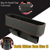 Console Side Pocket Organizer Car Seat Seam Storage Organizer Pouch Bag Holder