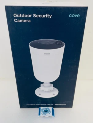 Cove Outdoor Bullet Camera Wireless 1080p White YWS-12020, New - Image 1 of 4