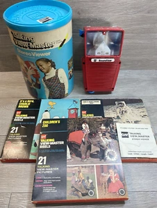 Talking View Master 1978 vintage con 9 carretes Gaf - Charlie Brown, Zoo, Moon - Imagen 1 de 7
