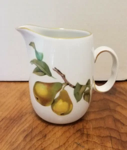 Royal Worcester Evesham 4 1/8" Jug Creamer GOLD trim ENGLAND Used - Picture 1 of 5