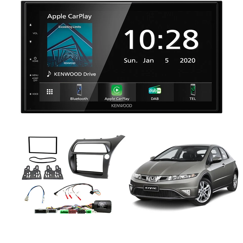 Honda Civic 2006-2011 6,8" Android Auto/CarPlay DAB + Bluetooth Pantalla Estéreo GPS Foto 1 de 1
