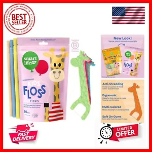 Biodegradable Kids Flossers - Unflavored Dental Floss Picks for Children | Fl... - Picture 1 of 9