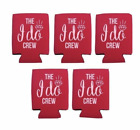 The I Do Crew - Can Cooler Sleeves Beer Coozies 5pc by Spritz