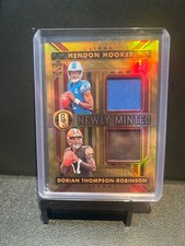 2023 Panini Gold Newly Minted Hendon Hooker & Dorian Thompson Robinson /199 