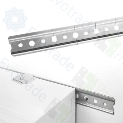 EVOTRADE Barra Reggipensili 2 Metri Con Pretagli Per Mobili Pensili e Cucine Sospese