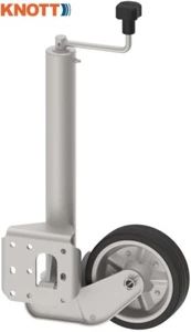 KNOTT Wytrzymałe automatyczne koło podporowe 500kg 200x50 ATK60V do przyczepy samochodowej - Zdjęcie 1 z 2