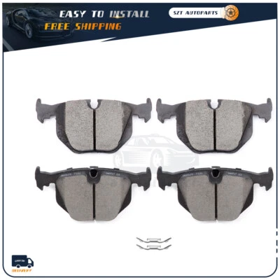 Rear Ceramic Brake Pads For 2009-2010 BMW 525i 528i xDrive Base 3.0L Low Dust - Image 1 of 4