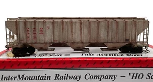 HO INTERMOUNTAIN PACIFIC WESTERN RAIL SYSTEM 1043F GRAIN HOPPER CN WEATHERED - Picture 1 of 4