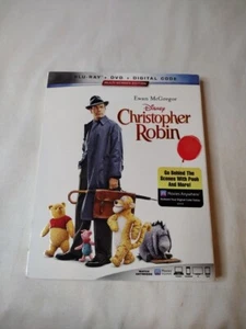Disney CHRISTOPHER ROBIN DVD Movie Only with Slip Cover Ewan McGregor Pooh - Picture 1 of 4