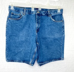 EUC Basic Editions Men's Med. Blue Jean Shorts Size 42 - Picture 1 of 4
