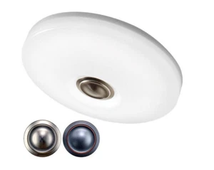 Commercial Electric Low Profile 11in LED Flush Mount w/Night Light Feature - Picture 1 of 3