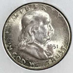U.S. Franklin mezza gemma tono UNC 1951-S - Foto 1 di 2