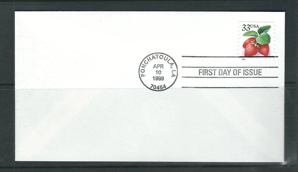 US SC # 3305 Berries - Strawberries - FDC . No cachet.  - Image 1 of 1