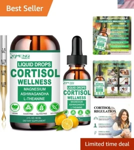 2 Pack Cortisol Supplements for Women & Men, 16-in-1 Cortisol Reducer Detox M... - Picture 1 of 10