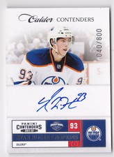 11-12 Panini Contenders Ryan Nugent-Hopkins /800 Auto Rookie Oilers 2011
