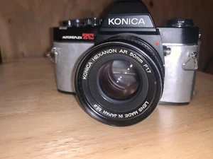 konica autoreflex TC 35mm film camera with lens UNTESTED - Picture 1 of 5