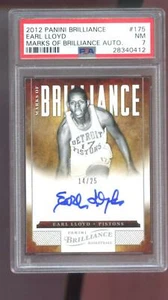 2012-13 Panini Brilliance Marks Of 175 Earl Lloyd AUTO Autograph PSA Graded Card - Picture 1 of 2