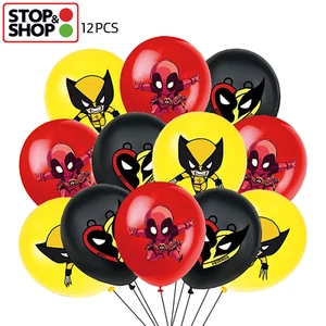 Deadpool and Wolverine Foil Balloons Kit Happy Birthday Years Number 32Inch 1-9 - Picture 1 of 26