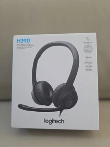 Logitech USB Komputerowy zestaw słuchawkowy Przewodowy zestaw słuchawkowy H390 - fabrycznie nowy - Zdjęcie 1 z 4