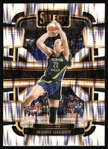 2024 Panini Select WNBA Maddy Siegrist Prizm Silver FLash #61 Dallas Wings - Picture 1 of 2