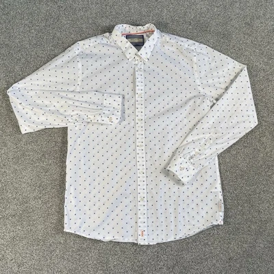 Scotch & Soda Shirt Men's Long Sleeve Button Up Cotton Regular Fit White Size XL - Image 1 of 4