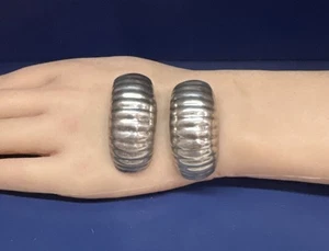Bellissimi orecchini traforati Nechden Mexico in argento sterling π24,5 grammi - Foto 1 di 7