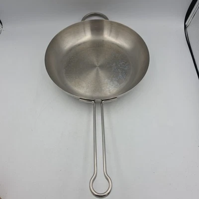 1801 Revere Ware Proline Core 6760 10” Skillet NO Lid Fry Pan Stainless - Image 1 of 4