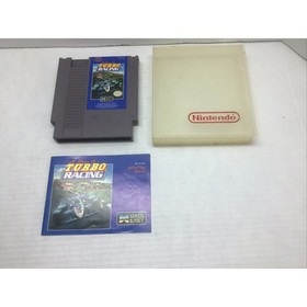 Al Unser Jr Turbo Racing Nintendo NES Game Manual and Case Tested