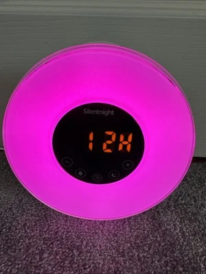 Silentnight Sunrise Sunset Wake-Up Alarm Clock 38080 Model JW-6639F  - Image 1 of 4