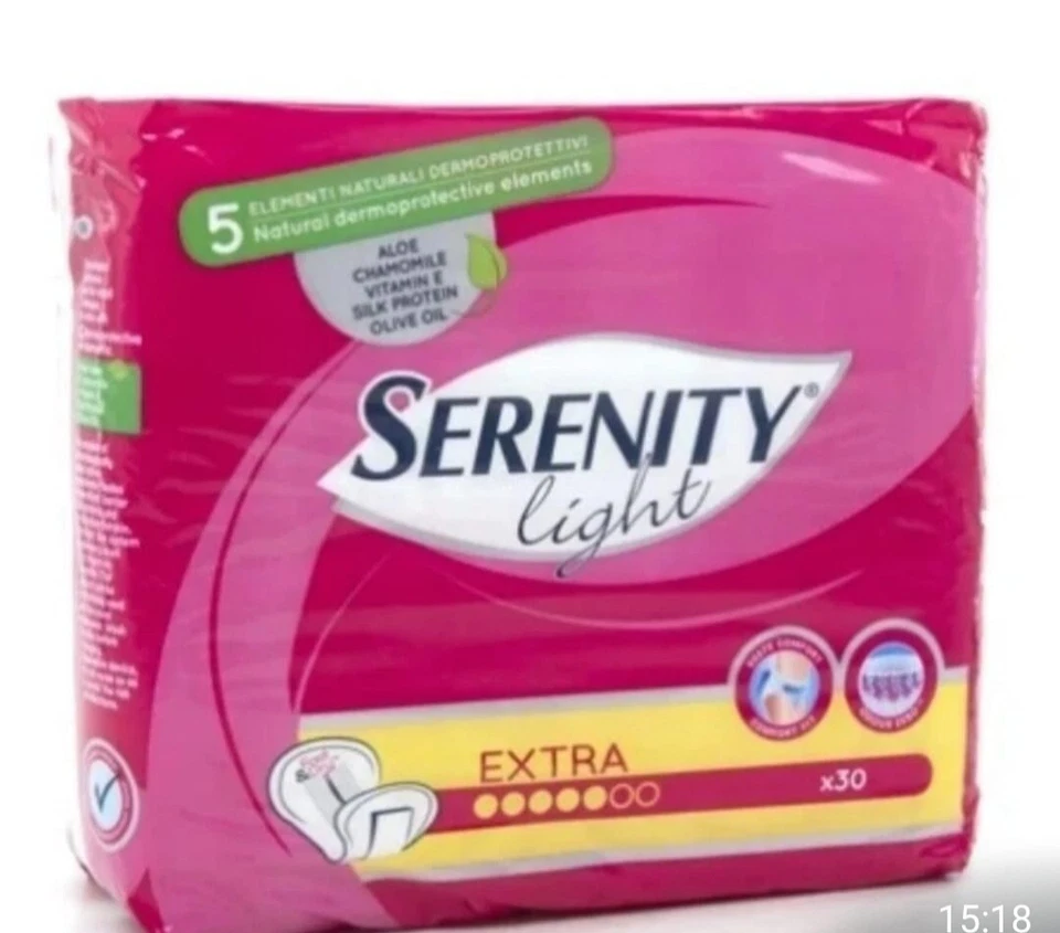 120 PZ. Serenity Light Extra  4 Confezioni - Immagine 1 di 1