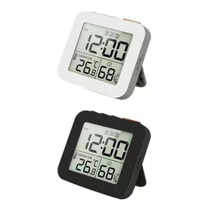 Multifunctional Desk Alarm Clock with 3 Alarms Energy Saving Backlight Snoozes - Picture 1 of 10