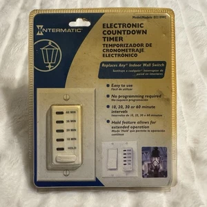Intermatic EI210WC Electronic Auto-Off Countdown Timer Preset Times Wall Switch - Picture 1 of 7