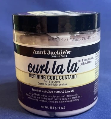 Aunt Jackie's -Curl La La Lightweight Curl Defining Custard- Shea Enriched- 9 oz - Image 1 of 3