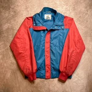 EMS the Outdoor Specialists Vintage Zip Up Windbreaker Color Block Jacket Mens M - Picture 1 of 12
