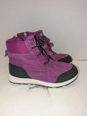 UGG Australia 'Turlock' Waterproof Snow Boot Kids Sz 4 Kids Purple Suede Winter - Image 1 of 4