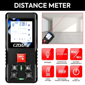 Profi Laser Entfernungsmesser 120 m LCD-Display Distanzmesser Abstandsmesser DE - Bild 1 von 15