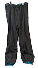 Mens Columbia Sportswear Snow Ski Pants Size XL Black F3 SM 8420 Zipper Legs