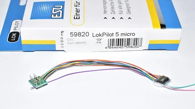 ESU 59820 LokPilot 5.0 micro DCC 8 pol.- NEM 652 NEU & OVP - Bild 1 von 3