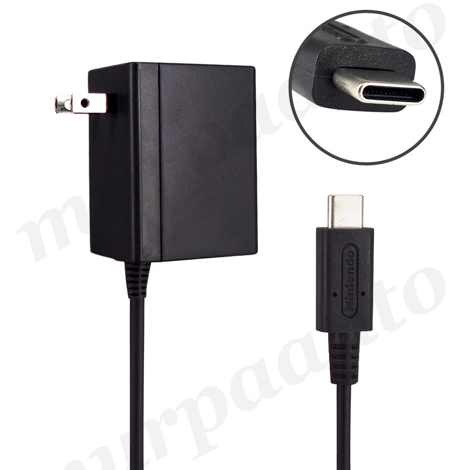Nuevo Original Nintendo Switch Adaptador de CA Cargador de Alimentación USB Tipo C HAC-002 Foto 1 de 4