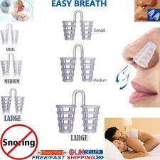 1x-5x Anti Snore Nasal Dilators Apnea Aid Nose Clip Sleep Device Small/Med/Large