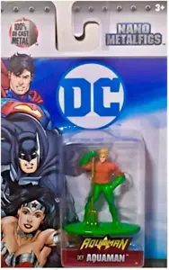 DC Aquaman 1,5 pulgadas Diecast Nano Metal Figura/Cake Topper de Jada - Imagen 1 de 1