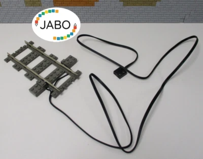 (i15) Câble de raccordement Lego avec rail droit 9 volts 9V chemin de fer dro... - Photo 1/2