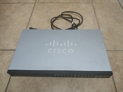 Cisco SF300-24PP 24-port Managed PoE+ Switch (SF300-24PP-K9) - Image 1 of 4